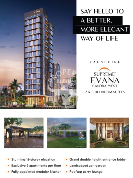 New Project Launch In Bandra West | Supreme Evana By Supreme Universal Group