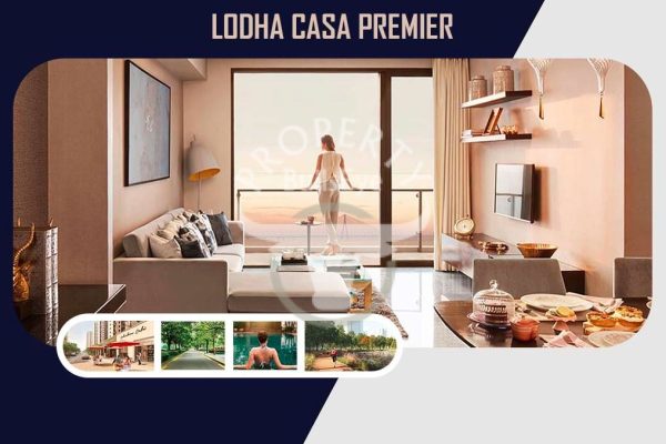 Luxury 2BHK (583 Sqft ) in Lodha Casa Premier @ 59.49 lacs